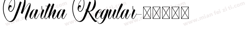 Martha Regular字体转换